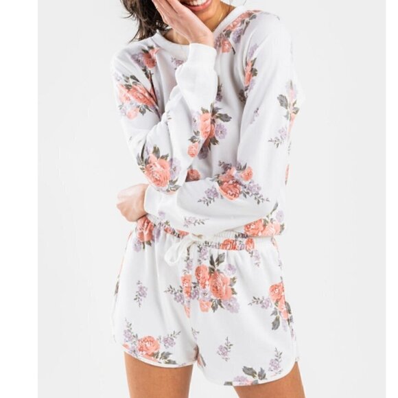 Alya Other - Alya Ginger Floral Crew Neck Sweatshirt